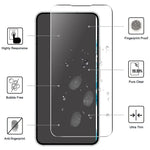 Til Samsung Galaxy A54 5G Anti-ridse Hærdet Glasfilm 2.5D Buet Kant HD Klar Anti-eksplosion Skærmbeskytter
