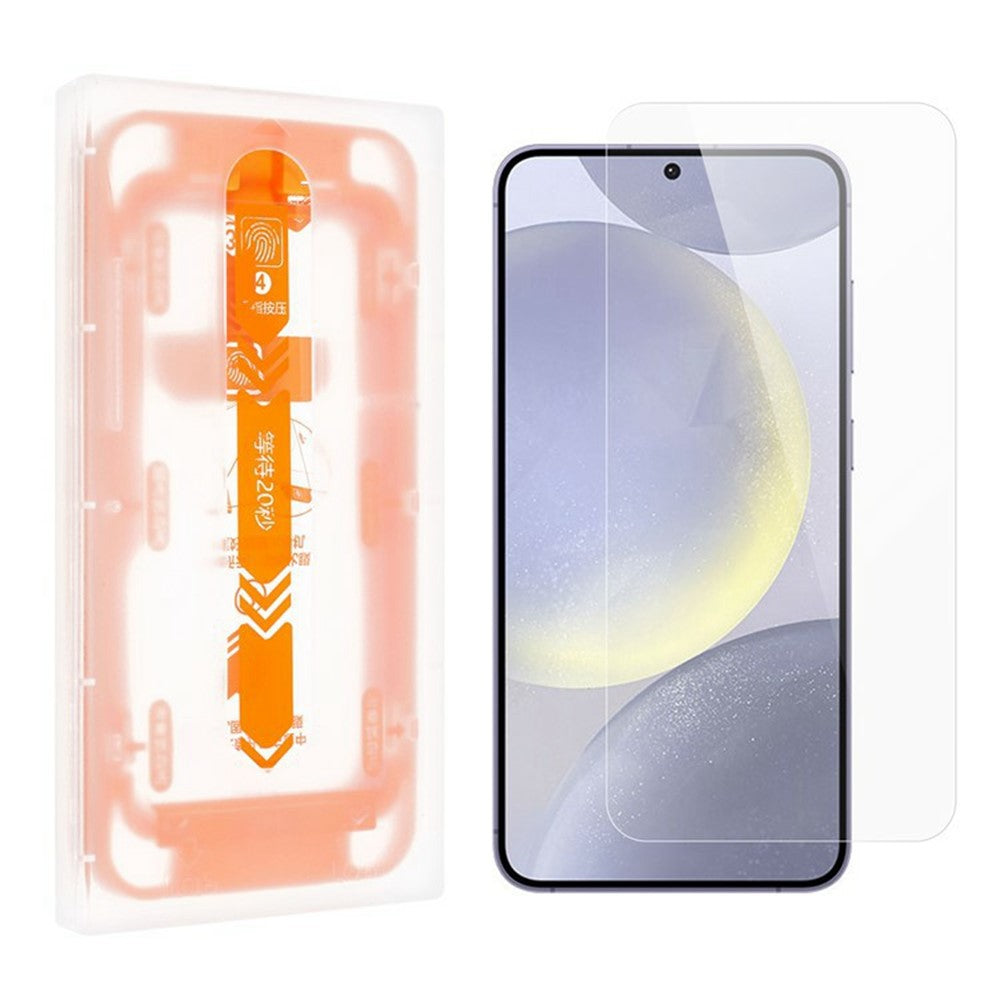Samsung Galaxy S26+ Härdat Glas Skärmskydd Helhäftande Lim Helskärmsfilm med Installationsverktyg