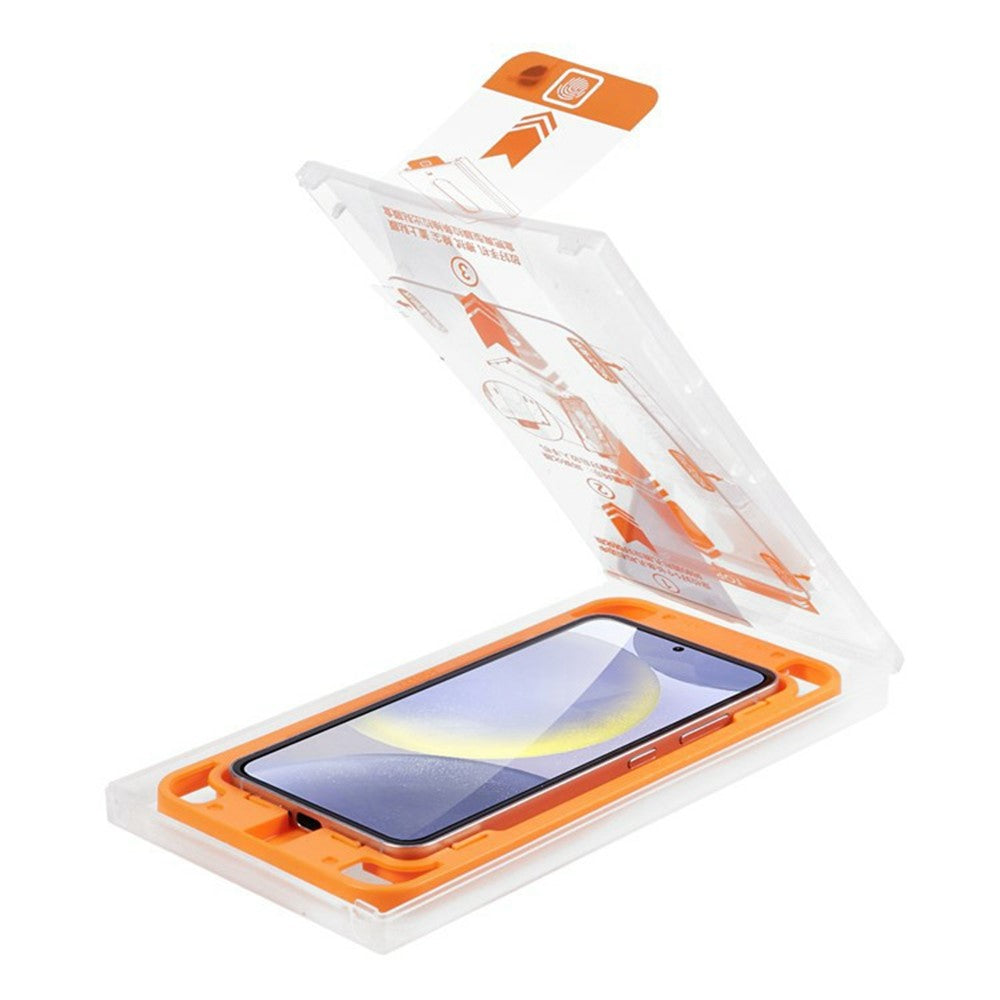 Samsung Galaxy S26+ Härdat Glas Skärmskydd Helhäftande Lim Helskärmsfilm med Installationsverktyg