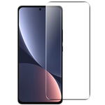 AMORUS För Xiaomi 13 Explosionsskyddande Skärmskydd med Fingeravtryck 2.5D Arc Edge 9H Hårdhet Hög Aluminium-Kisel Glasfilm