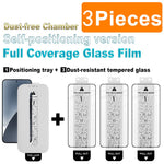 IMAK 3Pcs Tempered Glass For Xiaomi 15  /  15 Custom Edition Full Screen Protector Full Glue Film with Dust-free Installation Tool (Fingerprint Unlock)