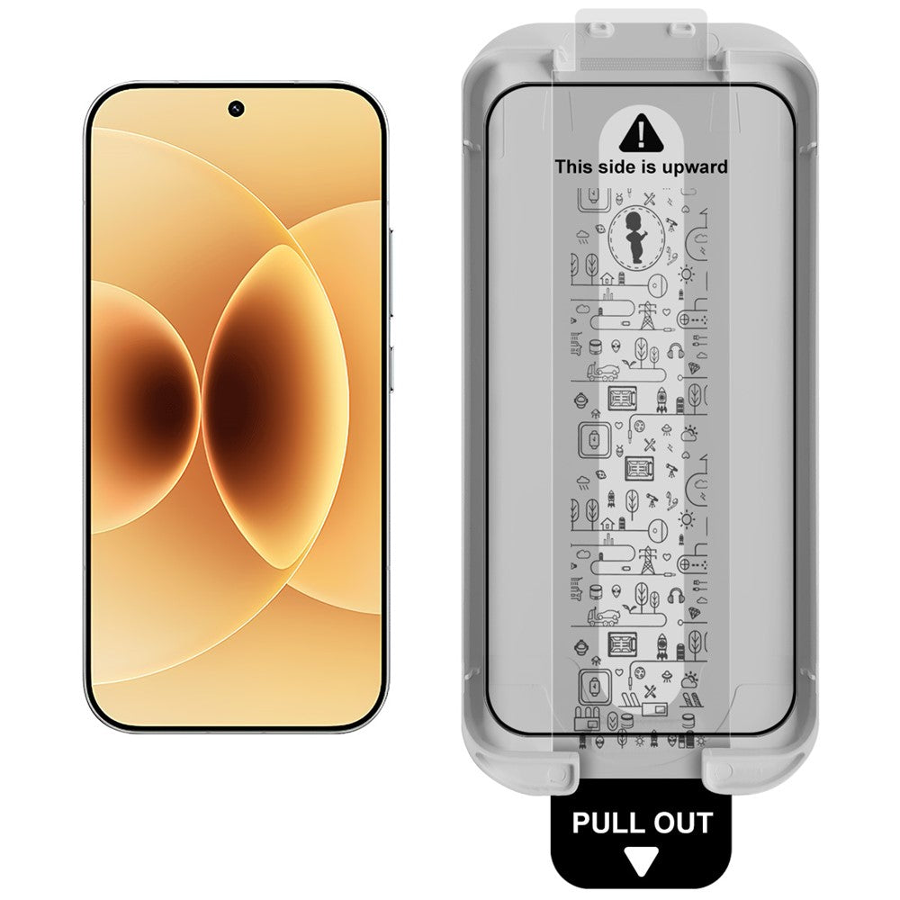 IMAK Tempered Glass For Xiaomi 17  /  17 Pro Full Screen Protector Full Glue Film with Dust-free Installation Tool (Fingerprint Unlock)