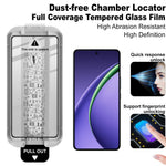 IMAK Härdat Glas För Oppo K13 Turbo 5G / K13 Turbo Pro 5G Helskärmsskydd Helhäftande Film med Dammfritt Monteringsverktyg (Fingeravtryckslåsning)