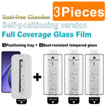 IMAK 3 stk. hærdet glas til Oppo K13 Turbo 5G / K13 Turbo Pro 5G fuldskærmsbeskyttelse med fuldklæbende film og støvfri monteringsanordning (fingeraftrykslåsning)