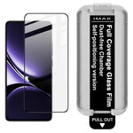 IMAK Tempered Glass For Xiaomi Poco X7 Pro 5G  /  Redmi Turbo 4 5G Full Screen Protector Full Glue Film with Dust-free Installation Tool (Fingerprint Unlock)