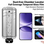 IMAK 3Pcs Tempered Glass For Xiaomi Poco F7 5G  /  Redmi Turbo 4 Pro 5G Full Screen Protector Full Glue Film with Dust-free Installation Tool (Fingerprint Unlock)