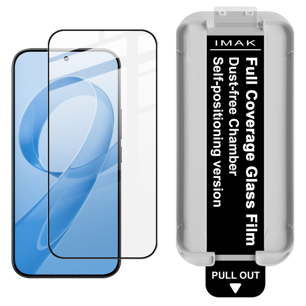 IMAK 3 st. härdat glas för Xiaomi Poco F8 Ultra / Redmi K90 Pro Max 5G helskärmsskydd helhäftad film med dammfritt installationsverktyg (fingeravtryckslåsning)