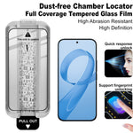IMAK 3 st. härdat glas för Xiaomi Poco F8 Ultra / Redmi K90 Pro Max 5G helskärmsskydd helhäftad film med dammfritt installationsverktyg (fingeravtryckslåsning)