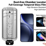 IMAK hærdet glasfilm med fuld skærmbeskyttelse og fuld limning til Oppo Find X9s 5G / Find X9 5G, med støvfri monteringsværktøj (fingeraftryksoplåsning)
