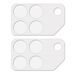 2Pcs For Honor Win 5G Full Coverage Camera Lens Protector 3D Arc Edge Anti-Scratch Tempered Glass Lens Film