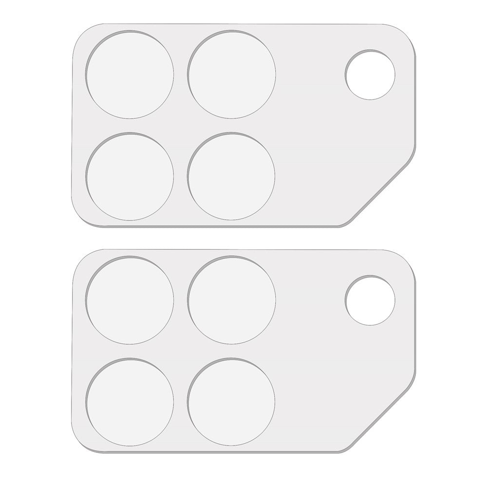2Pcs For Honor Win 5G Full Coverage Camera Lens Protector 3D Arc Edge Anti-Scratch Tempered Glass Lens Film