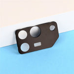 2Pcs For Honor Win RT 5G Full Coverage Camera Lens Protector Silk Printing Tempered Glass Lens Film 3D Arc Edge
