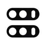 2Pcs For Honor 500 5G Full Coverage Camera Lens Protector Silk Printing Tempered Glass Lens Film 3D Arc Edge