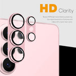 NORTHJO Samsung Galaxy S26 Ultra Kameralinsskydd Matt Metall/Glas - Rosa