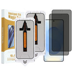 2 stk. anti-spion-skærmbeskyttelse til Samsung Galaxy S26, fuld skærm, høj aluminium-silikoneglasfilm (fingeraftrykslås)