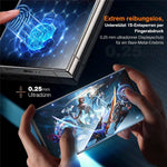 2 stk. anti-spion-skærmbeskyttelse til Samsung Galaxy S26, fuld skærm, høj aluminium-silikoneglasfilm (fingeraftrykslås)