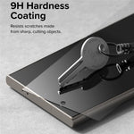 Samsung Galaxy S26 Helskärmsskydd HD Klar Hög Aluminium Silikon Glasfilm med Dammborttagningsverktyg (Fingeravtryckslåsning)