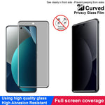 IMAK For Xiaomi Redmi Note 15 Pro 4G (Global) Anti Spy Screen Protector Full Cover Side Glue Tempered Glass Film