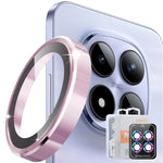 ENKAY HAT PRINCE För Xiaomi Redmi Note 15 Pro 5G (Global) / Xiaomi Redmi Note 15 Pro+ 5G (Global) / Xiaomi Poco M8 Pro 5G Kameralinsskydd Metallring Linsfilm
