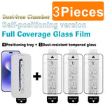 IMAK 3Pcs For Huawei nova 15 Pro 5G / nova 15 Ultra 5G Tempered Glass Full Screen Protector Full Glue Film with Dust-free Installation Tool