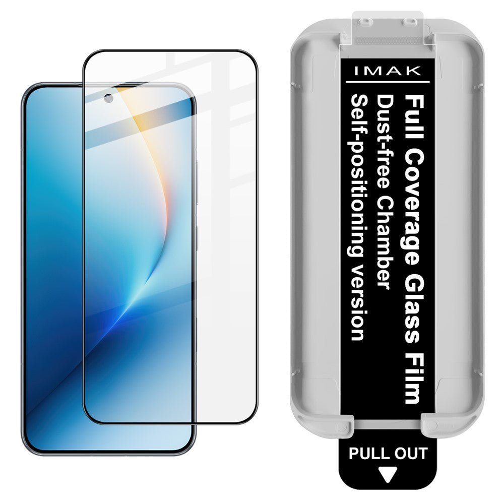 IMAK For Honor Win 5G / Win RT 5G Tempered Glass Full Screen Protector Full Glue Film with Dust-free Installation Tool (Fingerprint Unlock)