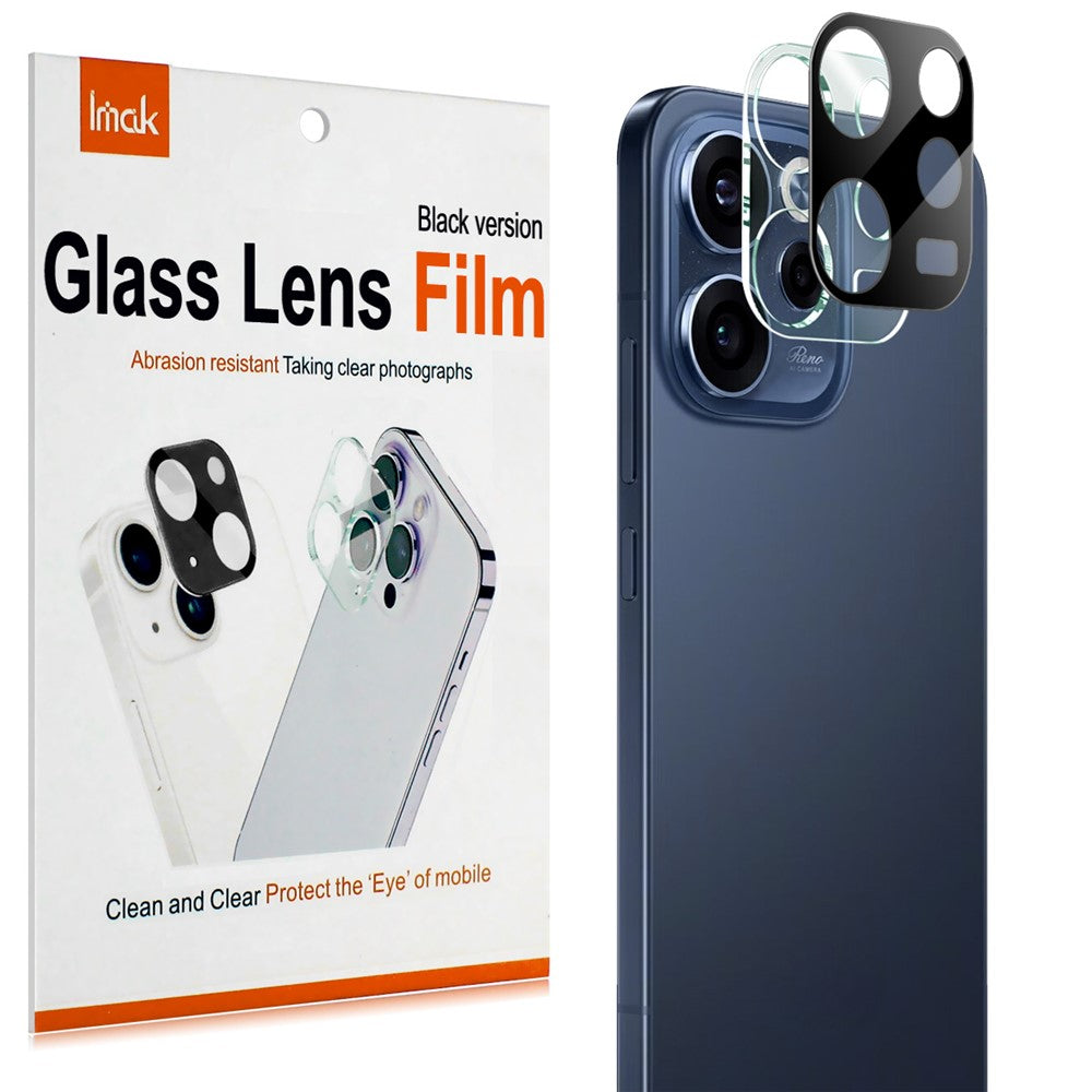 IMAK För Oppo Reno15 F 5G Härdat Glas Heltäckande Linsfilm + Akrylskydd