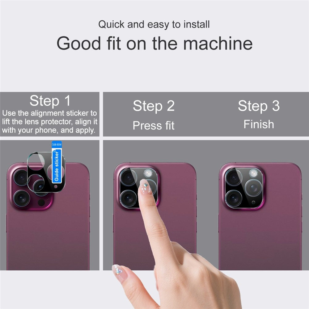 IMAK For Xiaomi Redmi Note 15 4G (Global) Tempered Glass Full Cover Lens Film + Acrylic Cap