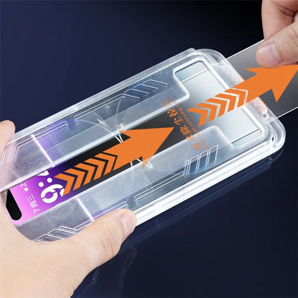 iPhone 17 Pro Max Skärmskydd i Härdat Glas med Appliceringsverktyg
