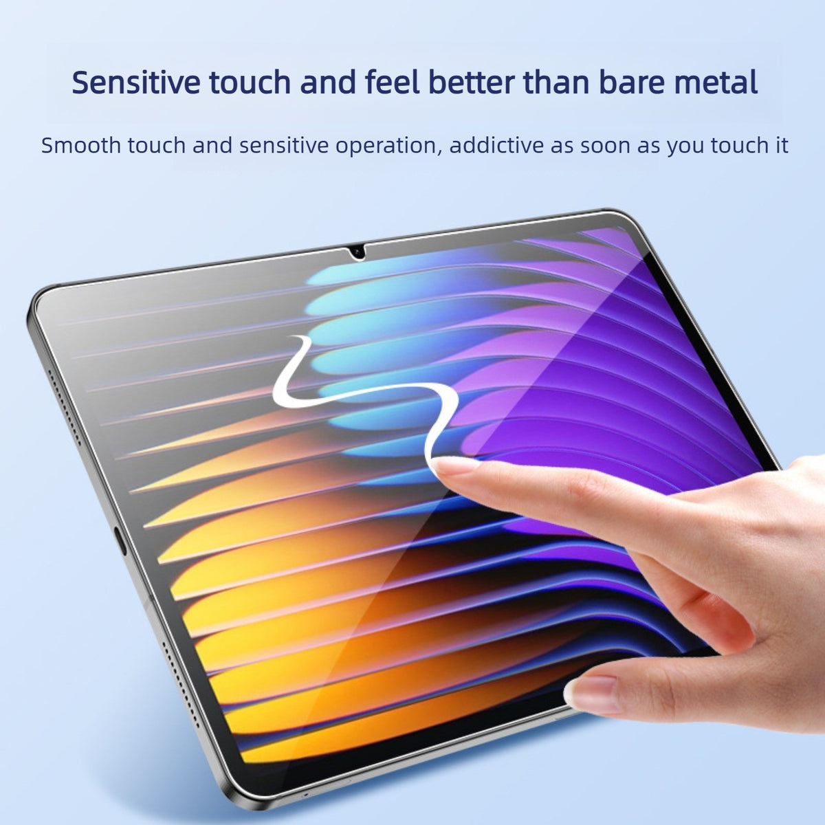 For Xiaomi Pad 6S Pro 12.4 Screen Protector Arc Edge Tempered Glass Film with Auto Dust-free Installation Tool (NOT Complete Covering)
