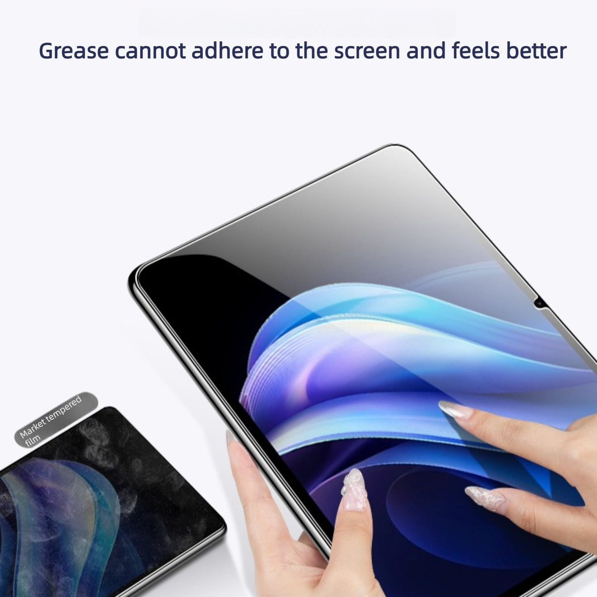 For Oppo Pad 4 Pro Screen Protector Arc Edge Tempered Glass Film with Auto Dust-free Installation Tool (NOT Complete Covering)