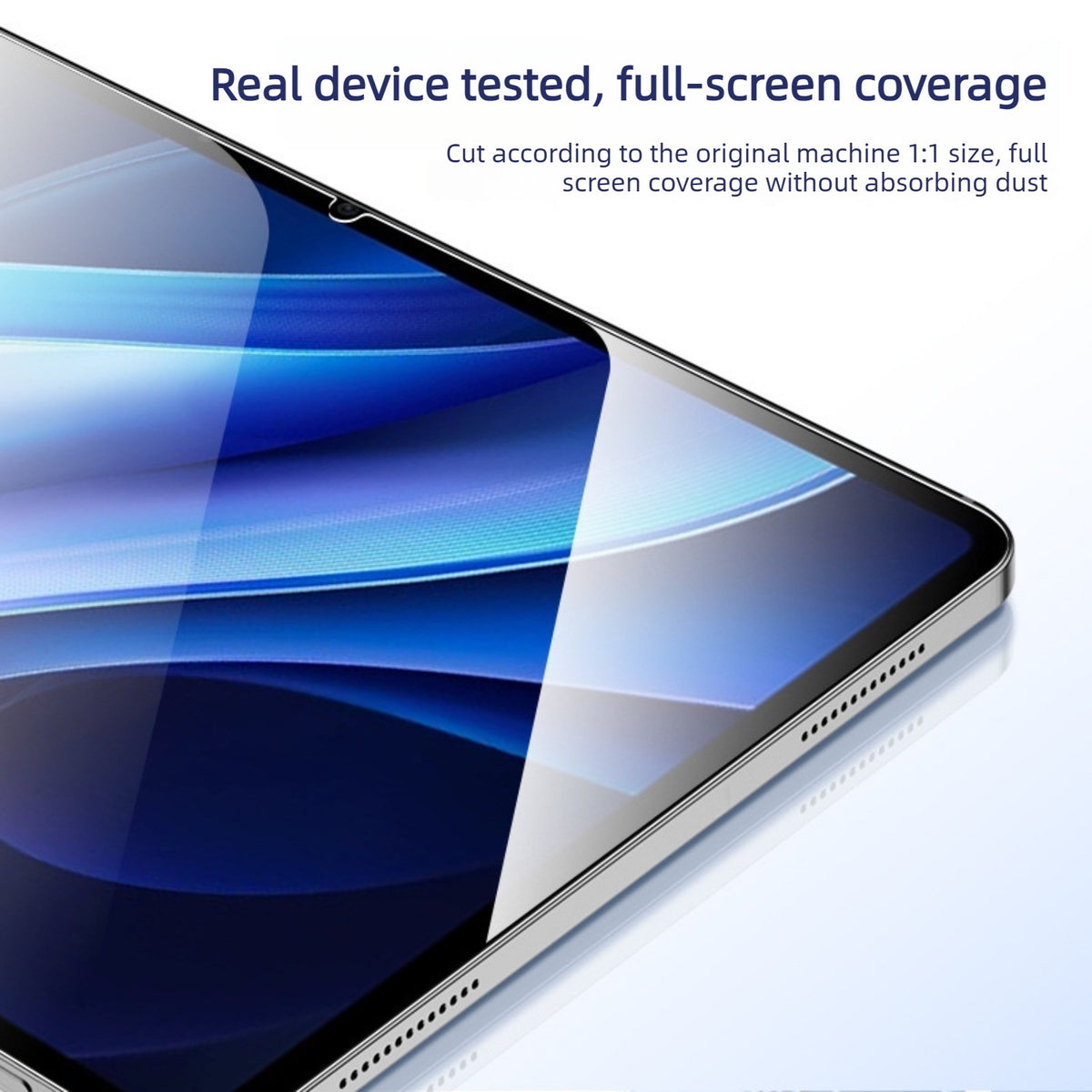 For Oppo Pad 4 Pro Screen Protector Arc Edge Tempered Glass Film with Auto Dust-free Installation Tool (NOT Complete Covering)