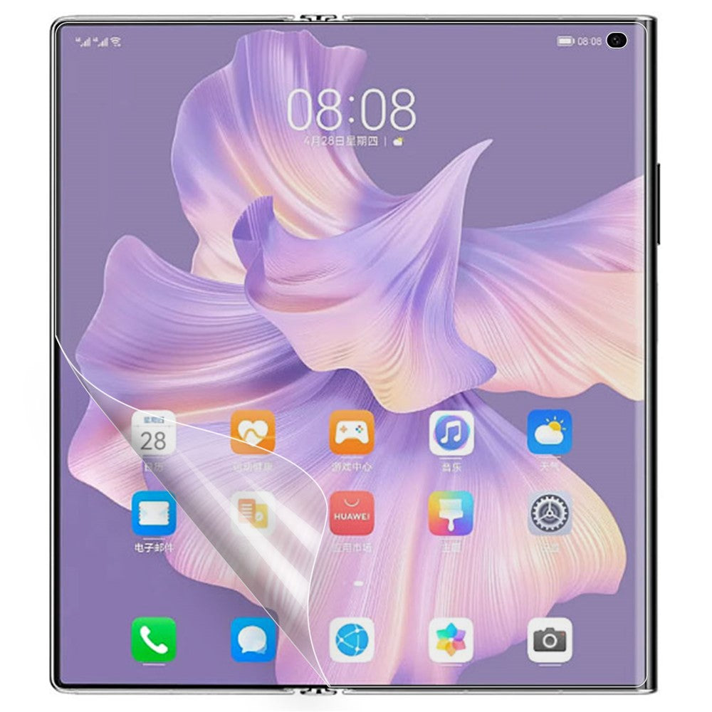 RURIHAI For Huawei Mate Xs 2 Full Glue Ultra Clear Full Screen Protector Scratch-resistant Soft PET Screen Film
