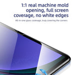 For Samsung Galaxy Tab S10 FE+ Screen Protector Arc Edge Tempered Glass Film with Auto Dust-free Installation Tool (NOT Complete Covering)
