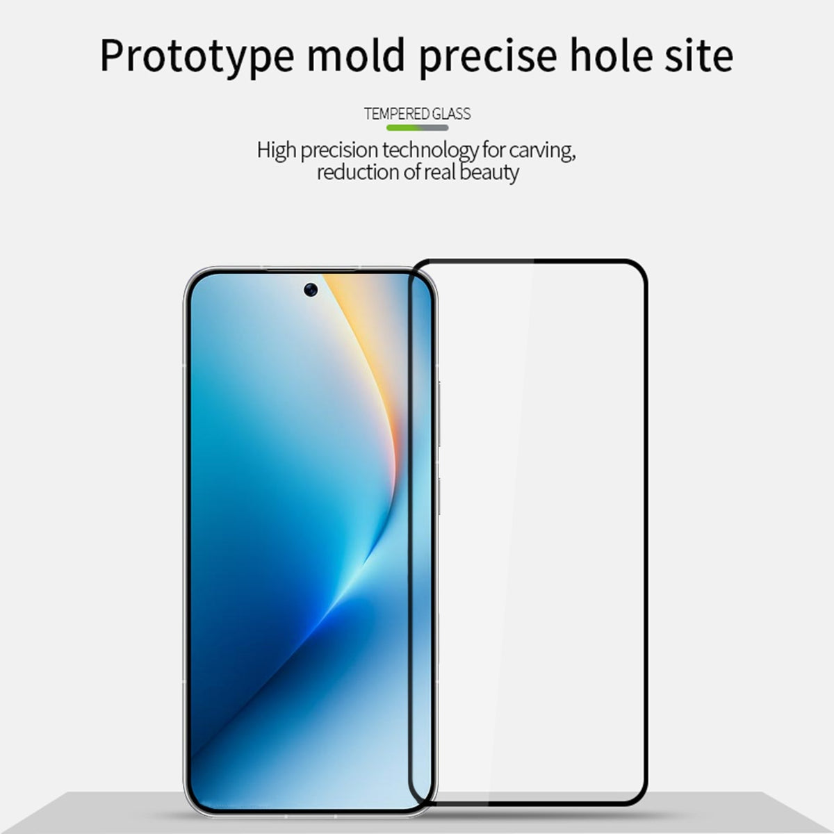 PINWUYO For Honor Win RT 5G / Honor Win 5G Skærmbeskyttelse af hærdet glas JK-serien-2 9H Fuld klæber Fuld skærmbeskyttelse