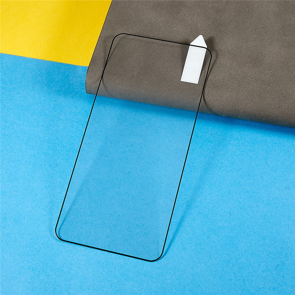 RURIHAI For Samsung Galaxy S22+ 5G / S23+ Anti-explosion 2.5D Arc Edge High Aluminum-silicon Glass Film 0.2mm 9H Secondary Hardening Full Screen Protector (Support Fingerprint Unlock)