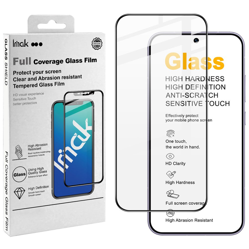 IMAK Pro+ Series For Honor Magic8 Pro Air 5G Screen Protector Full Coverage Tempered Glass Film (Fingerprint Unlock)