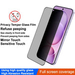 IMAK til Honor Magic8 Pro Air 5G-privatlivsskærmbeskyttelse, anti-kig, fulddækkende hærdet glasfilm (fingeraftryksoplåsning)