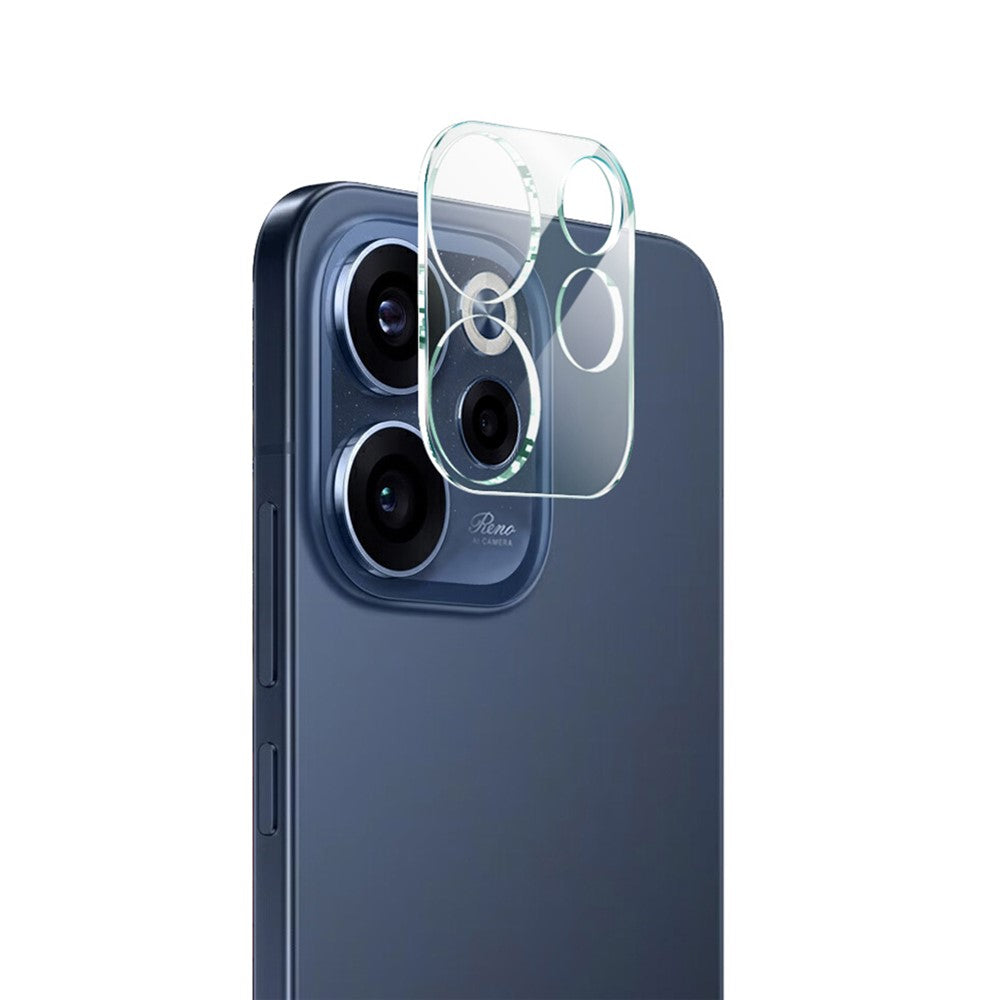 IMAK For Oppo Reno15 F 5G Tempered Glass Full Cover Camera Lens Protector + Acrylic Lens Cap