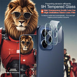 IMAK For Oppo Reno15 F 5G Tempered Glass Full Cover Camera Lens Protector + Acrylic Lens Cap