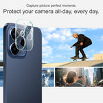 IMAK For Oppo Reno15 F 5G Tempered Glass Full Cover Camera Lens Protector + Acrylic Lens Cap