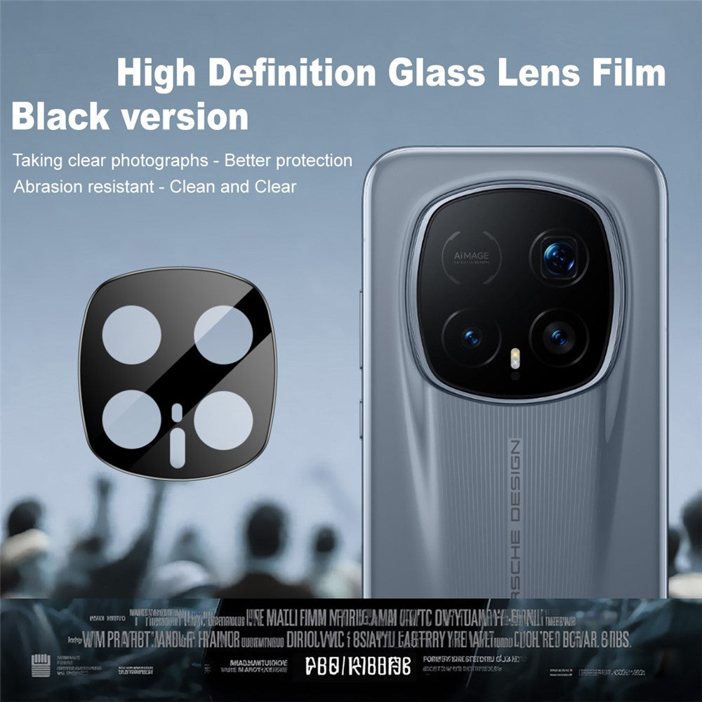 IMAK For Honor Magic8 RSR Porsche Design 5G Camera Lens Protector Tempered Glass HD Clear Full Cover Lens Film