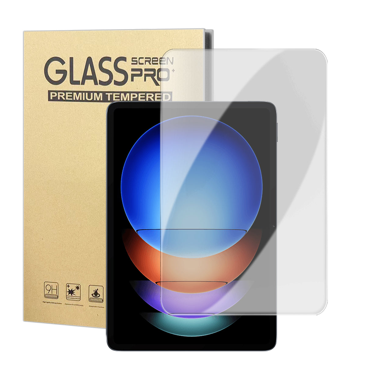Xiaomi Pad 7S Pro 12.5 / Xiaomi Pad 6S Pro 12.4 HD-skærmbeskyttelse med buede kanter, anti-fingeraftryk og hærdet glasfilm (IKKE fuld dækning)