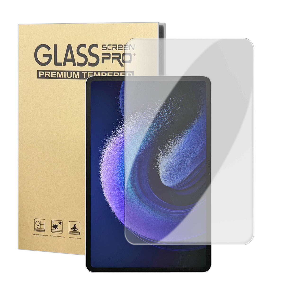 For Xiaomi Pad 6 Max 14 High Definition Screen Protector Arc Edge Anti Fingerprint Tempered Glass Film (NOT Complete Covering)