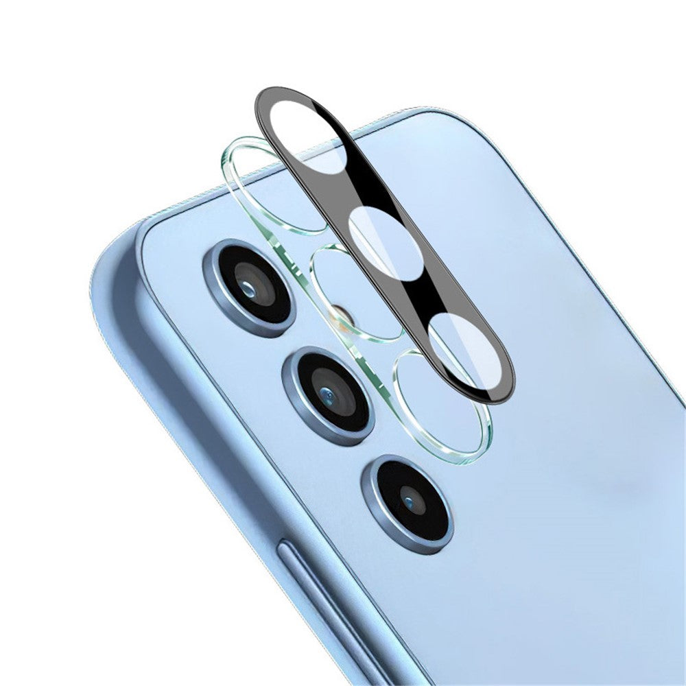 IMAK För Samsung Galaxy A54 5G Klar Härdad Glaslinsfilm + Akryllinsskydd Fingeravtryckssäkert Kameralinsskydd (Svart Version)