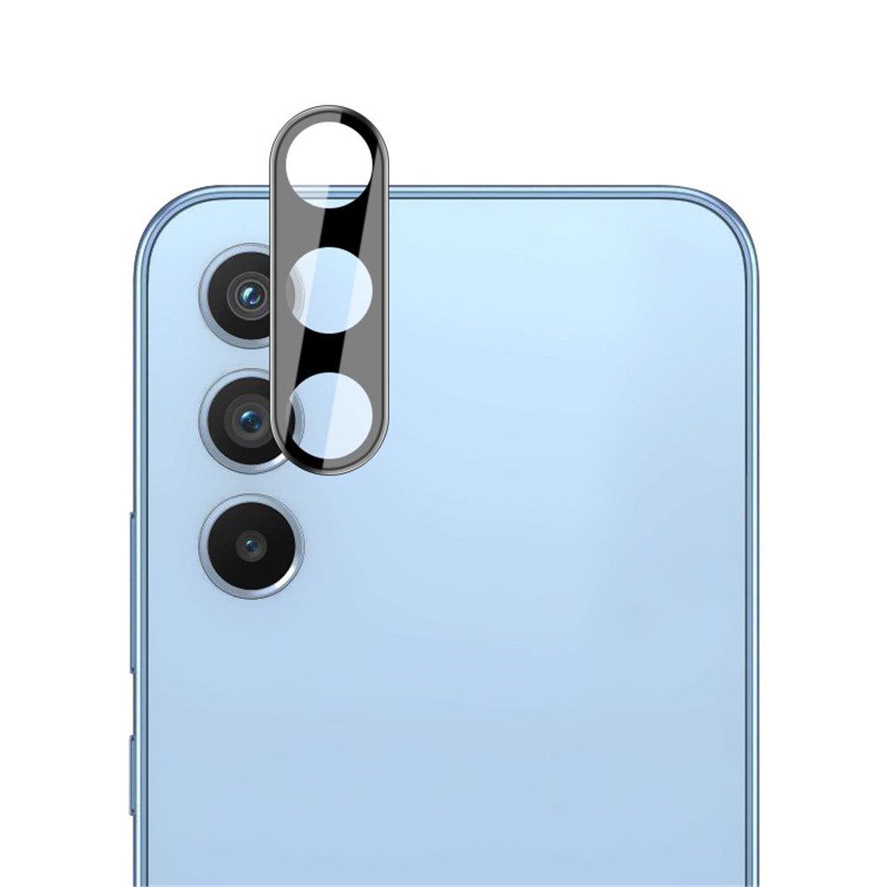 IMAK För Samsung Galaxy A54 5G Klar Härdad Glaslinsfilm + Akryllinsskydd Fingeravtryckssäkert Kameralinsskydd (Svart Version)