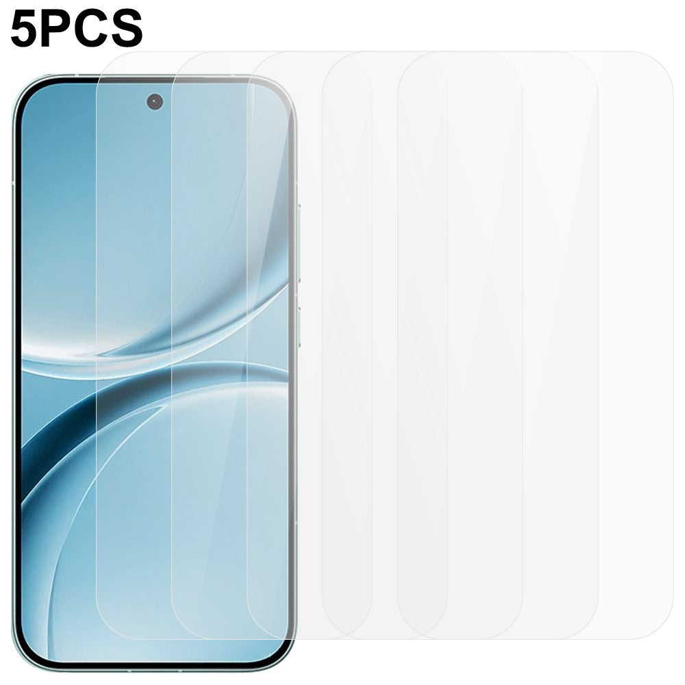 5Pcs For Xiaomi Poco X8 Pro 5G / Redmi Turbo 5 5G Front Screen Protector 0.3mm 2.5D Tempered Glass Film, Not Full Covering