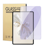 For Honor Pad 9 Screen Protector Purple Light Eye Protection Anti Fingerprint Tempered Glass Film (NOT Complete Covering)