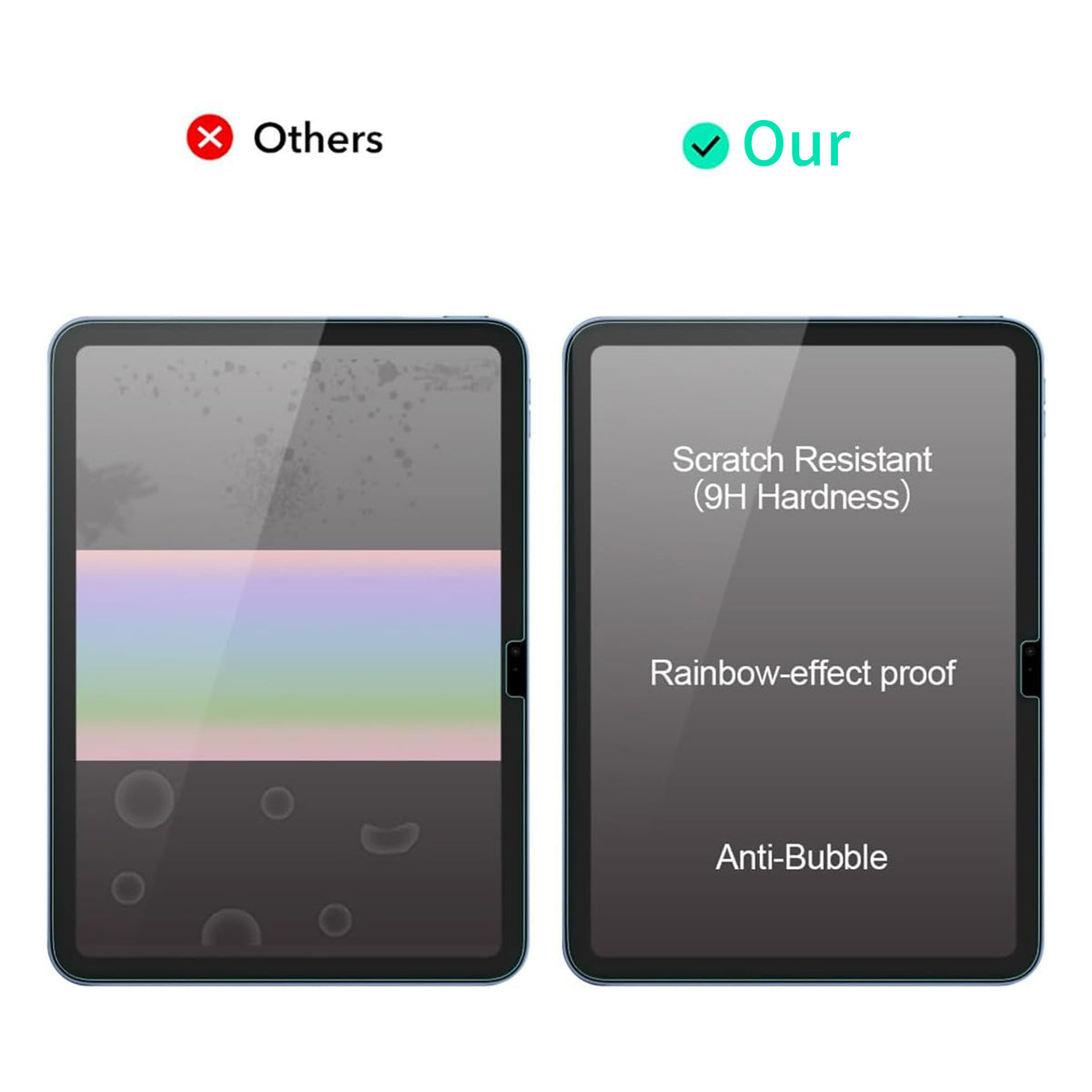 Til Honor Tablet V7 Paper-Like Skærmbeskytter Mat Anti-Fingeraftryk Skrivefilm (IKKE Fuld Dækning)