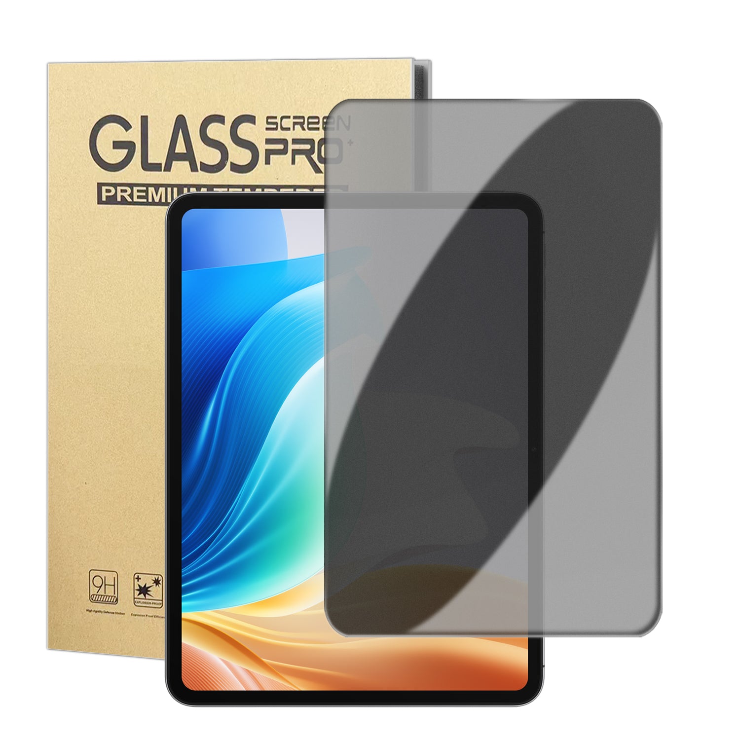 Oppo Pad Air 2 Anti-spionage Sekretess Skärmskydd Anti-fingeravtryck Härdat Glas Film (EJ Heltäckande Täckning)