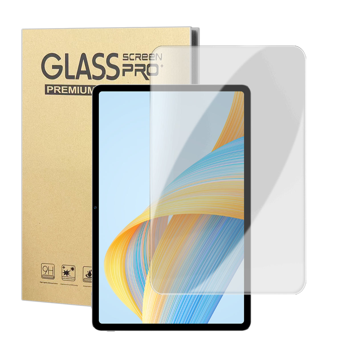 For Honor Pad V8 Pro High Definition Screen Protector Arc Edge Anti Fingerprint Tempered Glass Film (NOT Complete Covering)